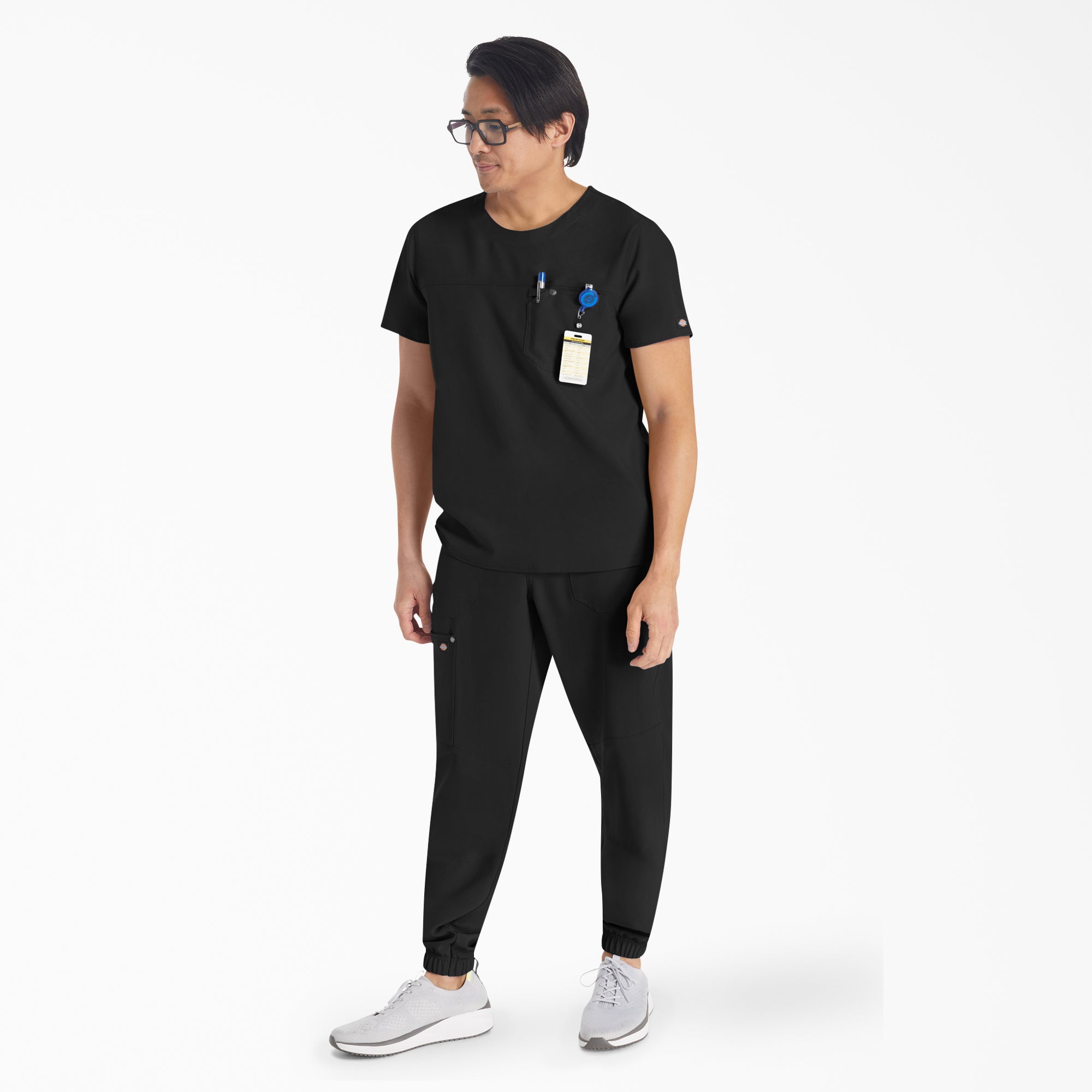 Men's EDS NXT Round Neck Scrub Top-Men|Scrubs|Dickies