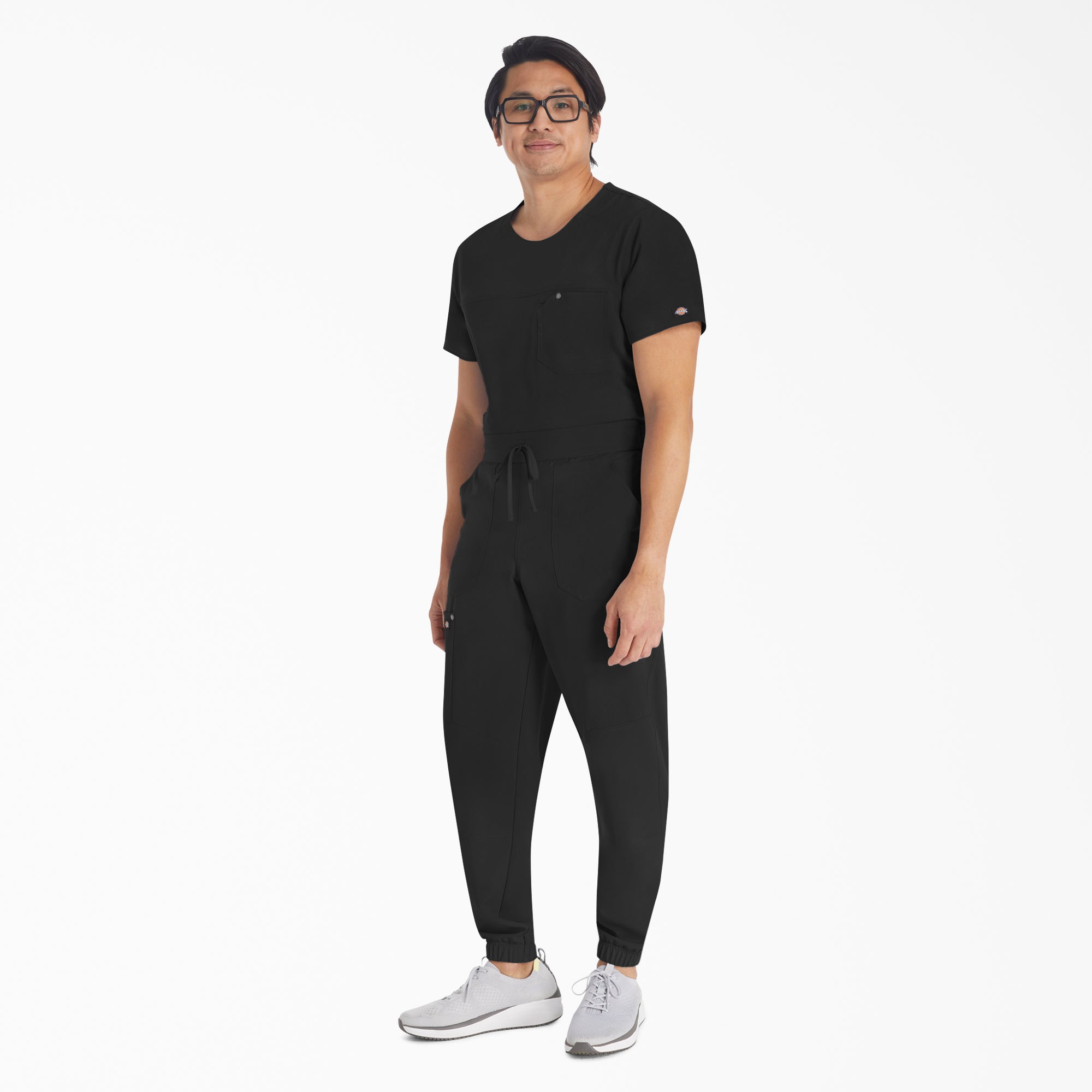 Men's EDS NXT Round Neck Scrub Top-Men|Scrubs|Dickies