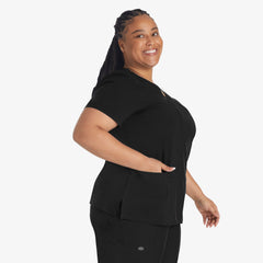 Women's EDS Essentials Mock Wrap Scrub Top-Women|Scrubs|Dickies