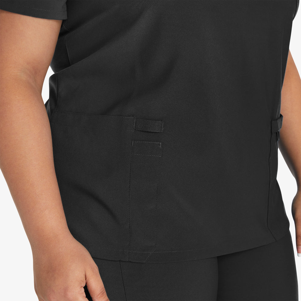 Women's EDS Essentials Mock Wrap Scrub Top-Women|Scrubs|Dickies