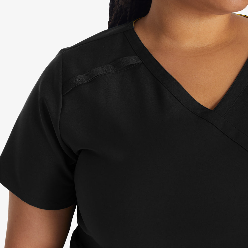 Women's EDS Essentials Mock Wrap Scrub Top-Women|Scrubs|Dickies