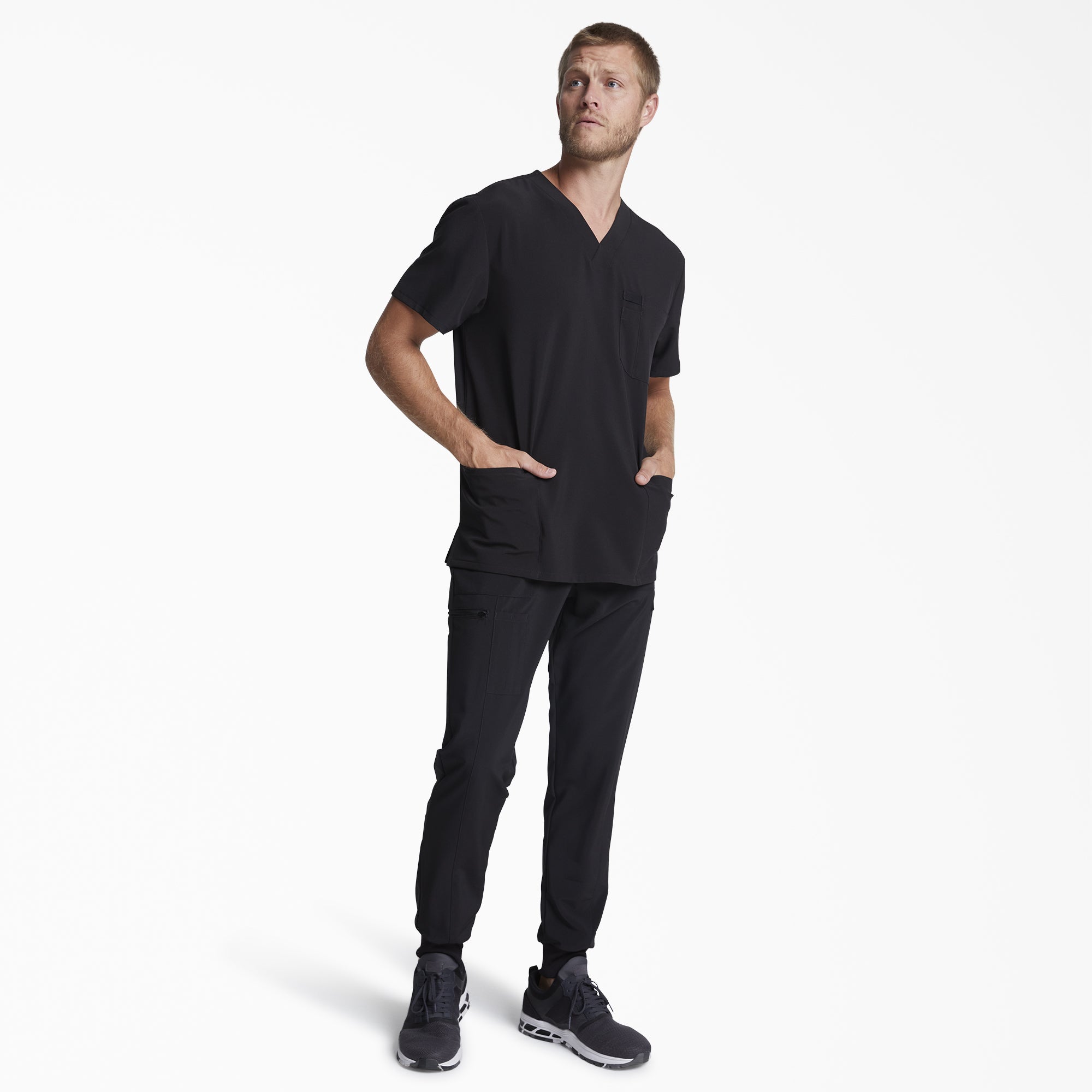 Men's EDS Essentials V-Neck Scrub Top-Men|Scrubs|Dickies