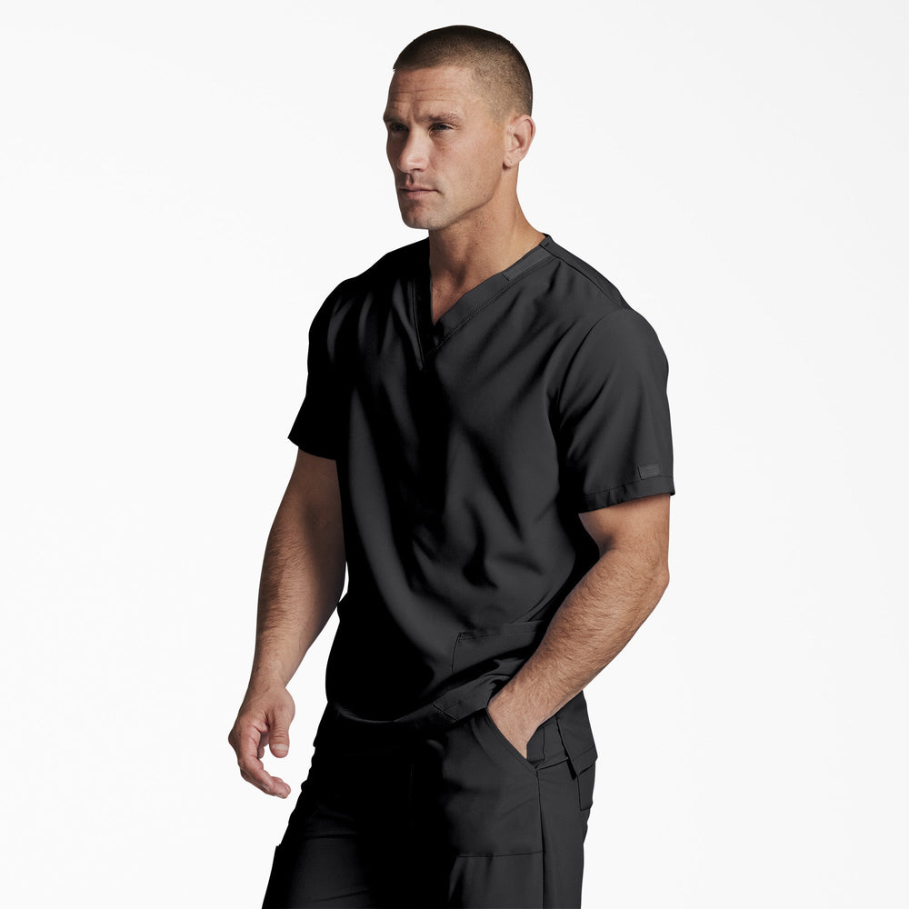 Unisex EDS Essentials V-Neck Scrub Top-Men|Scrubs|Women|Dickies