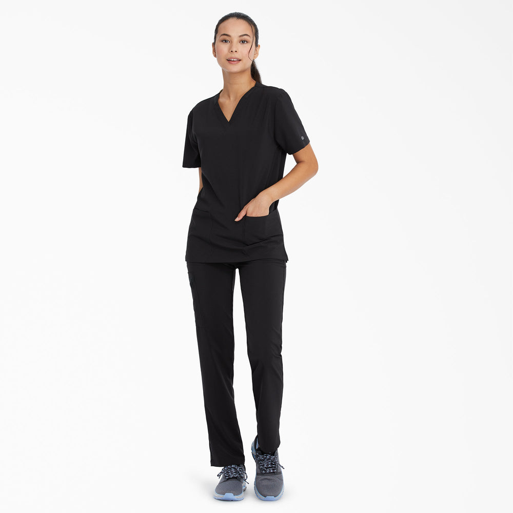 Unisex EDS Essentials V-Neck Scrub Top-Men|Scrubs|Women|Dickies