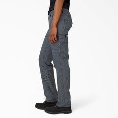 Women's FLEX Relaxed Fit Hickory Stripe Carpenter Pants-Women|Dickies