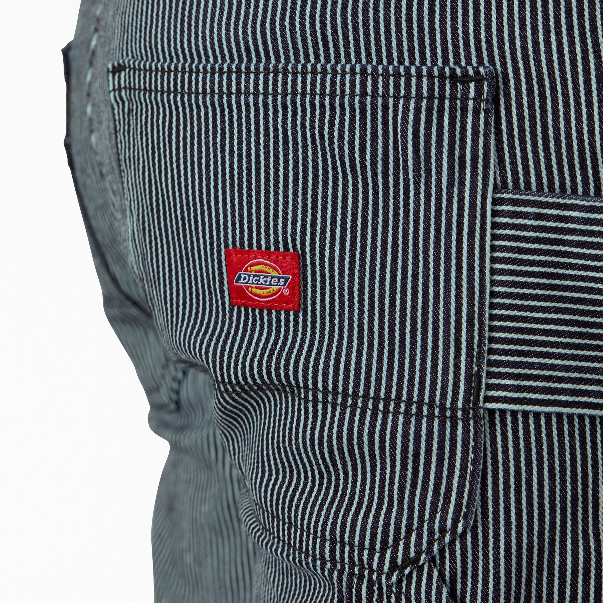 Women's FLEX Relaxed Fit Hickory Stripe Carpenter Pants-Women|Dickies