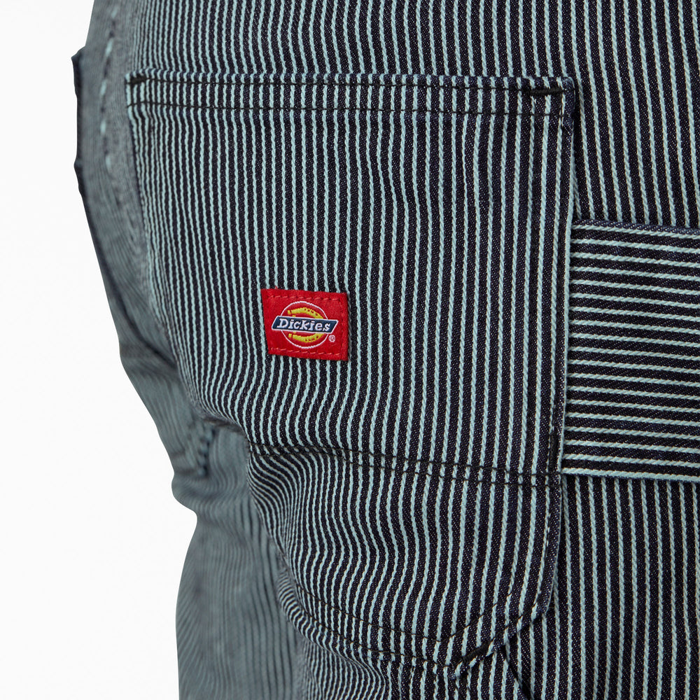 Women's FLEX Relaxed Fit Hickory Stripe Carpenter Pants-Women|Dickies