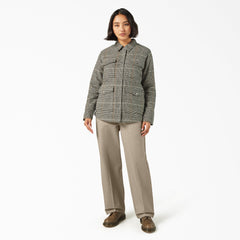 Women’s Fleece Lined Flannel Chore Coat-Women|Dickies