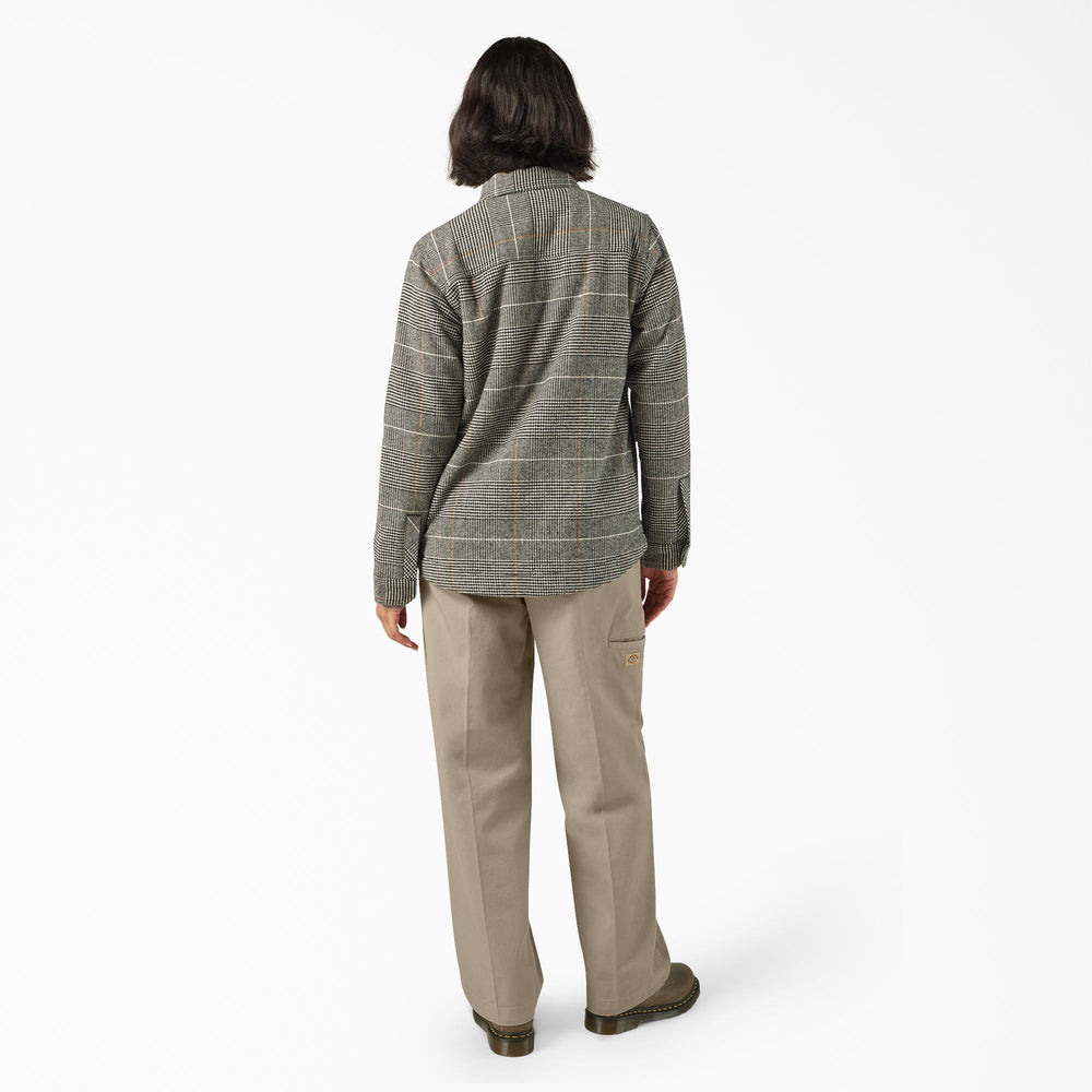Women’s Fleece Lined Flannel Chore Coat-Women|Dickies