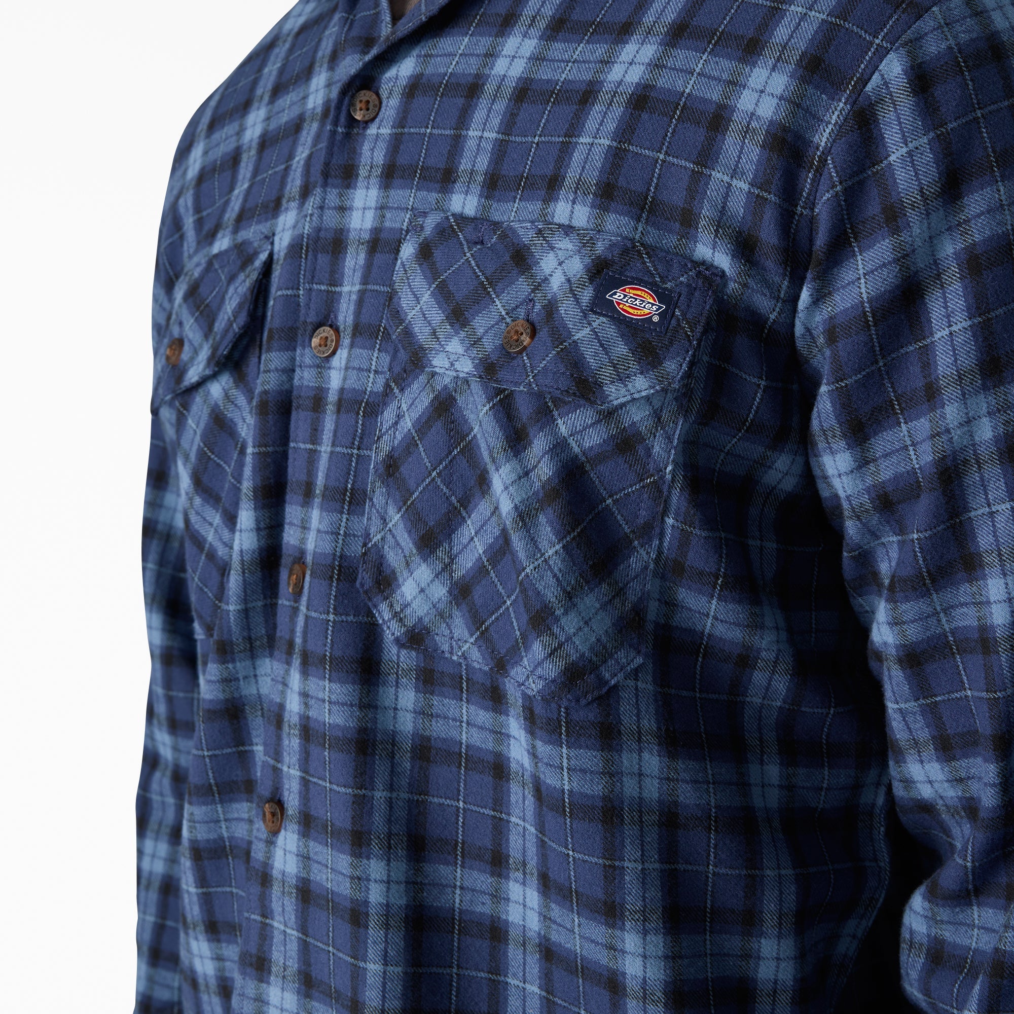 Long Sleeve Flannel Work Shirt-Men|Sale|Dickies