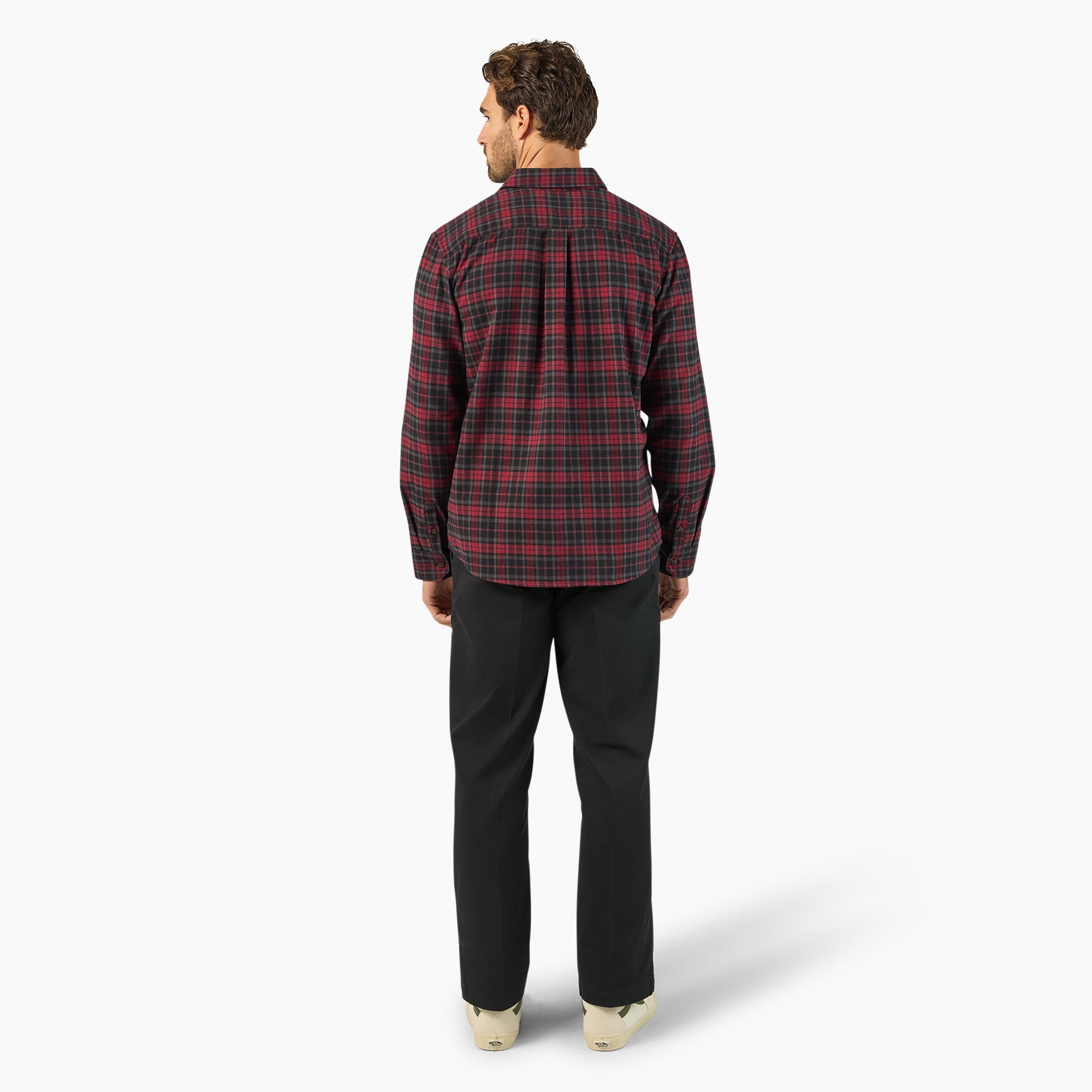 Long Sleeve Flannel Work Shirt-Men|Sale|Dickies