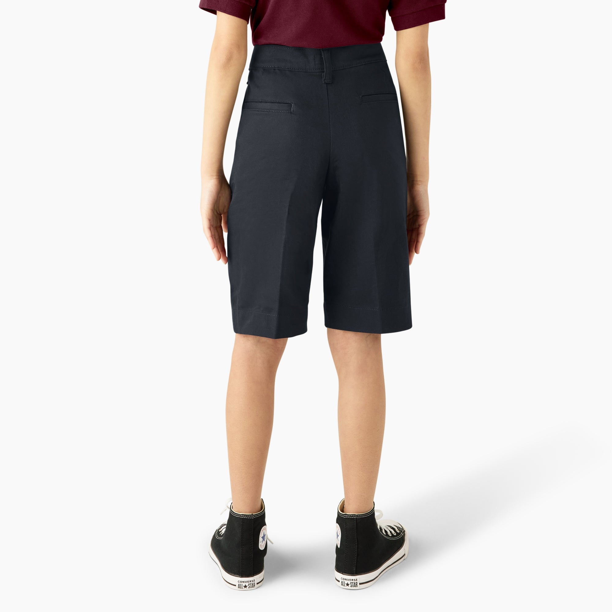 Girls' Classic Fit Bermuda Shorts, 4-20-Kids|Dickies
