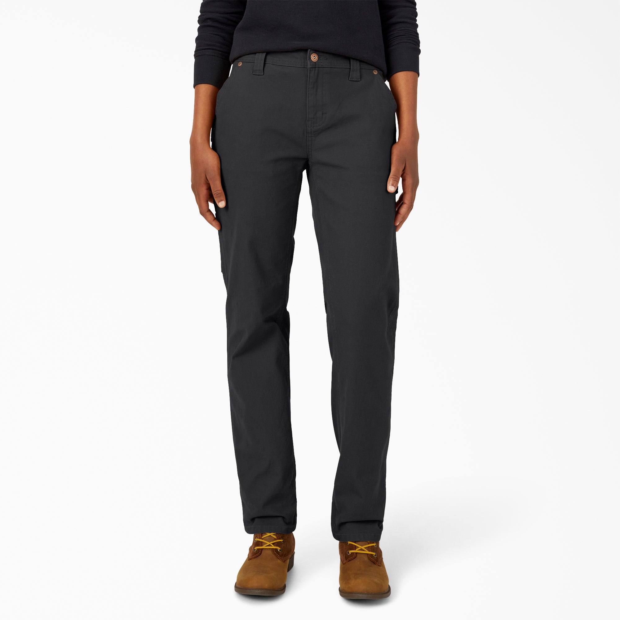 Women's FLEX Relaxed Straight Fit Duck Carpenter Pants-Women|Dickies