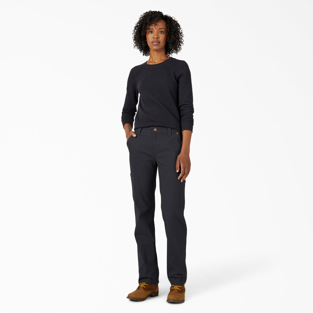 Women's FLEX Relaxed Straight Fit Duck Carpenter Pants-Women|Dickies