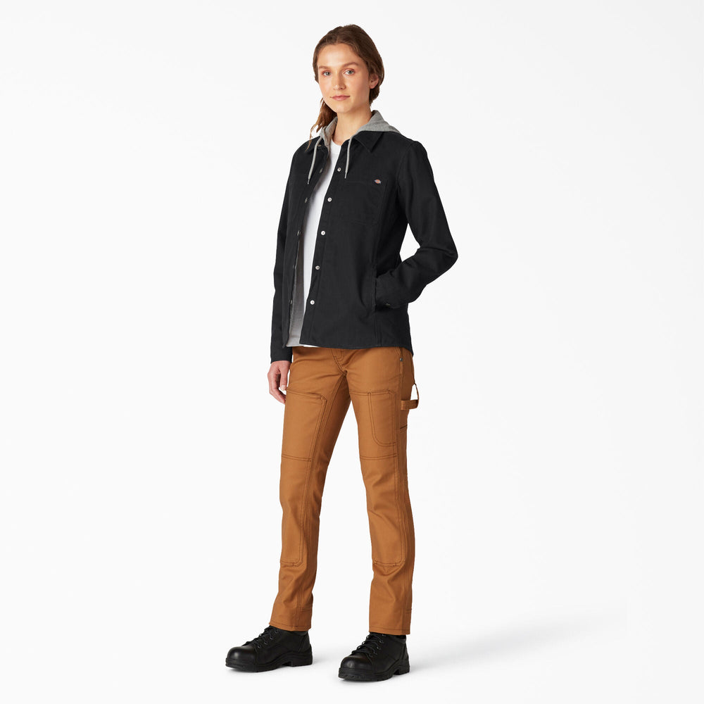 Women's Duck Hooded Shirt Jacket-Women|Dickies