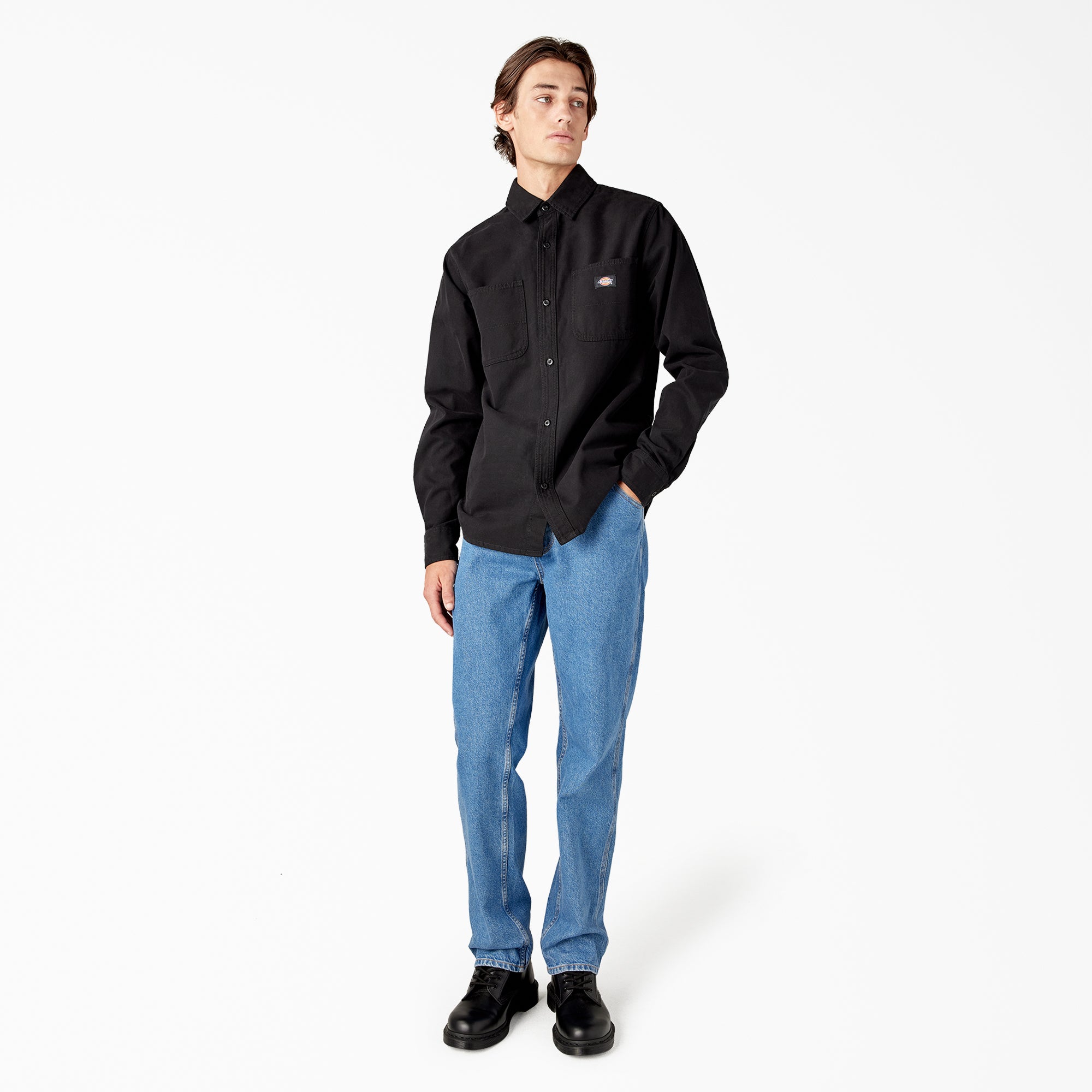 Duck Canvas Long Sleeve Utility Shirt-Men|Dickies