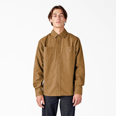Duck Canvas Long Sleeve Utility Shirt-Sale|Dickies