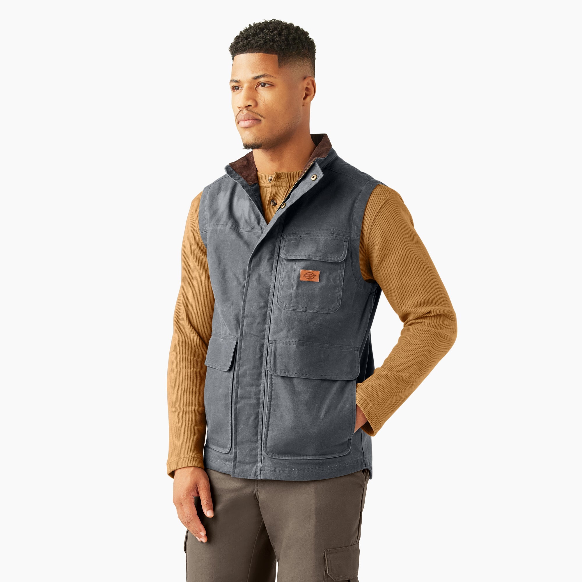 Fully Waxed Canvas Vest-Men|Dickies