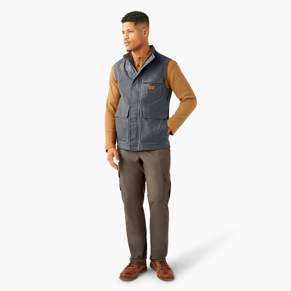 Fully Waxed Canvas Vest-Men|Dickies