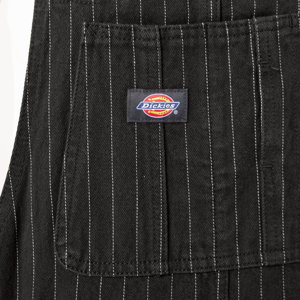 Women’s Pinstripe Service Bib Overalls-Sale|Dickies