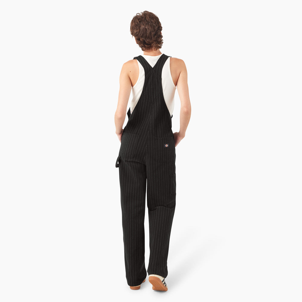 Women’s Pinstripe Service Bib Overalls-Sale|Dickies