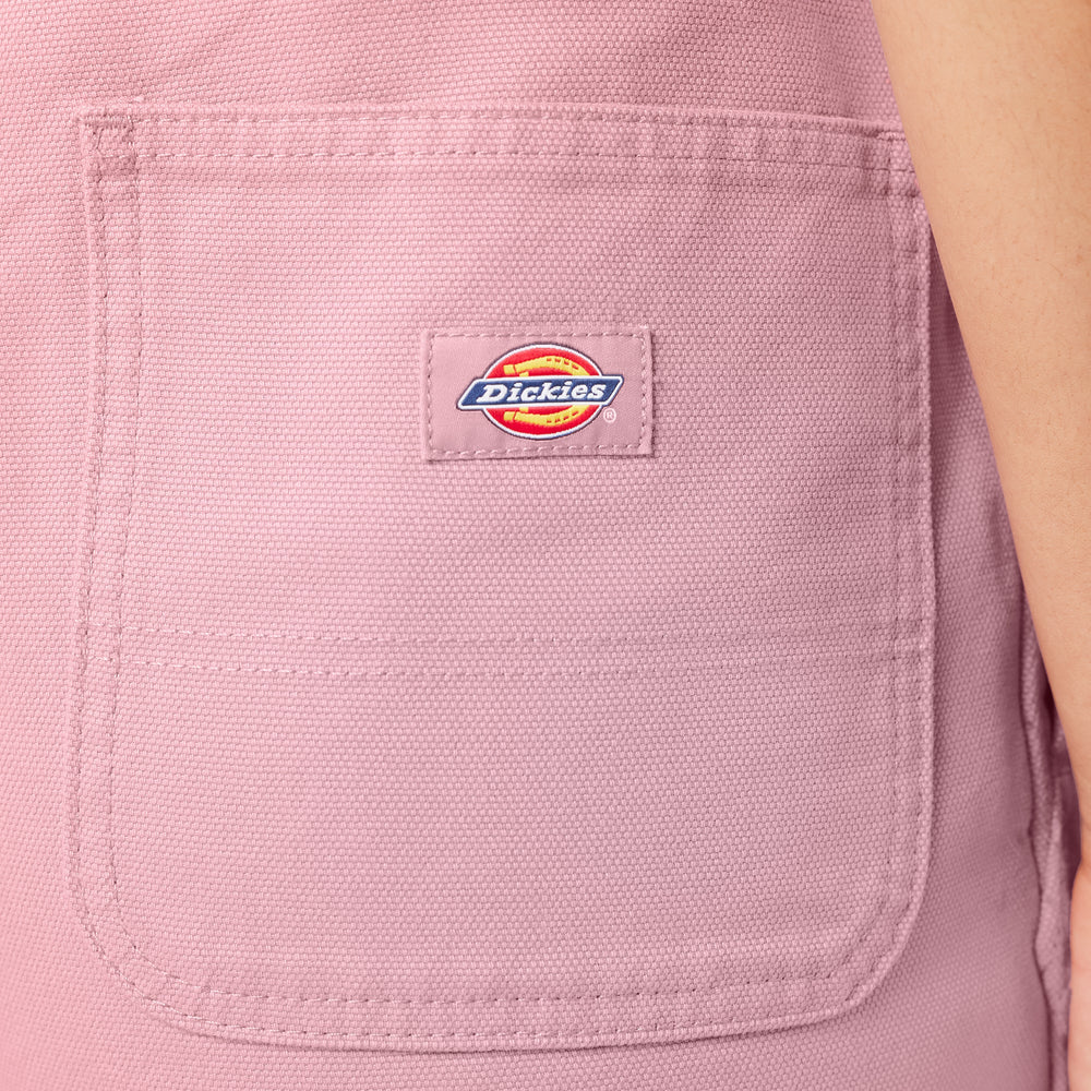 Women's Duck Canvas Bib Shortalls, 4"-Sale|Dickies