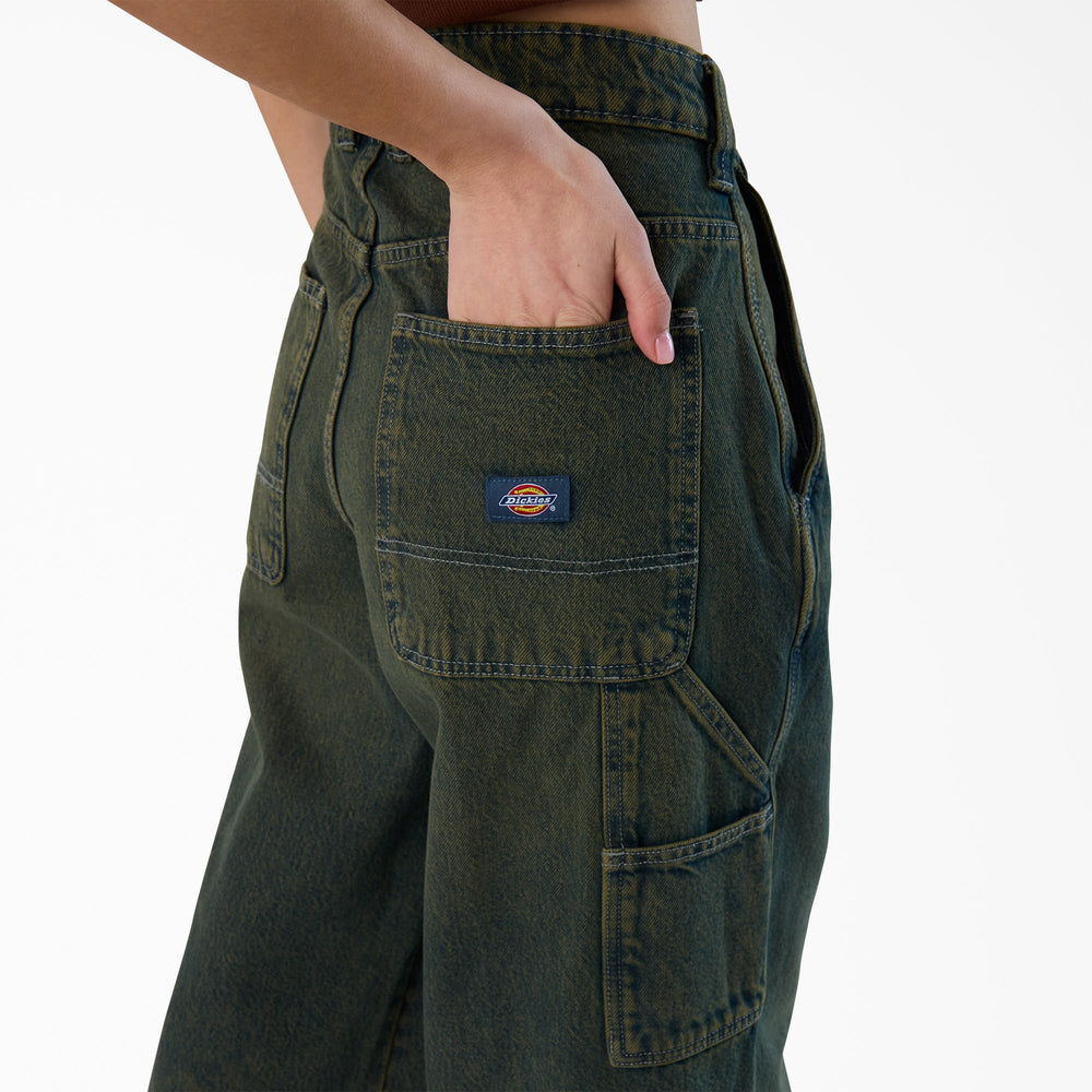 Women’s Loose Fit Denim Carpenter Jeans-Sale|Dickies