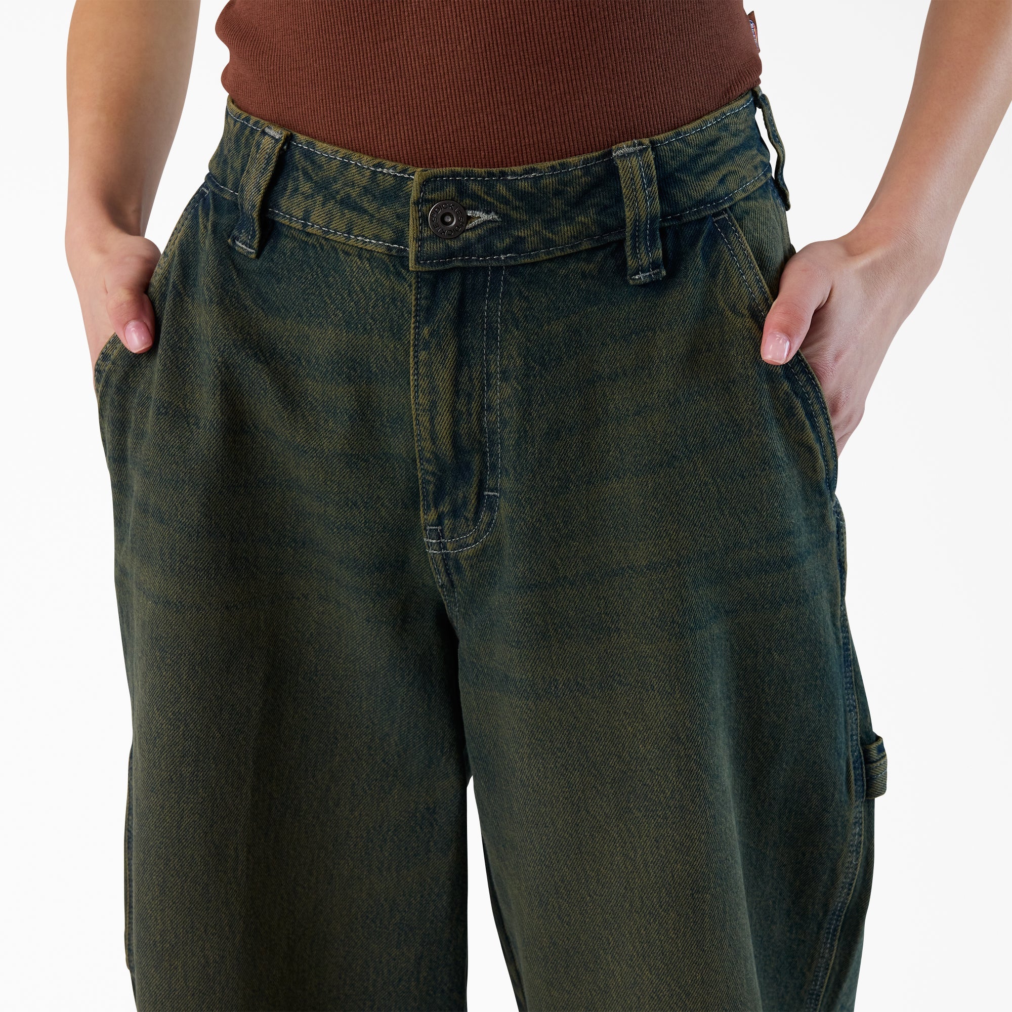 Women’s Loose Fit Denim Carpenter Jeans-Sale|Dickies