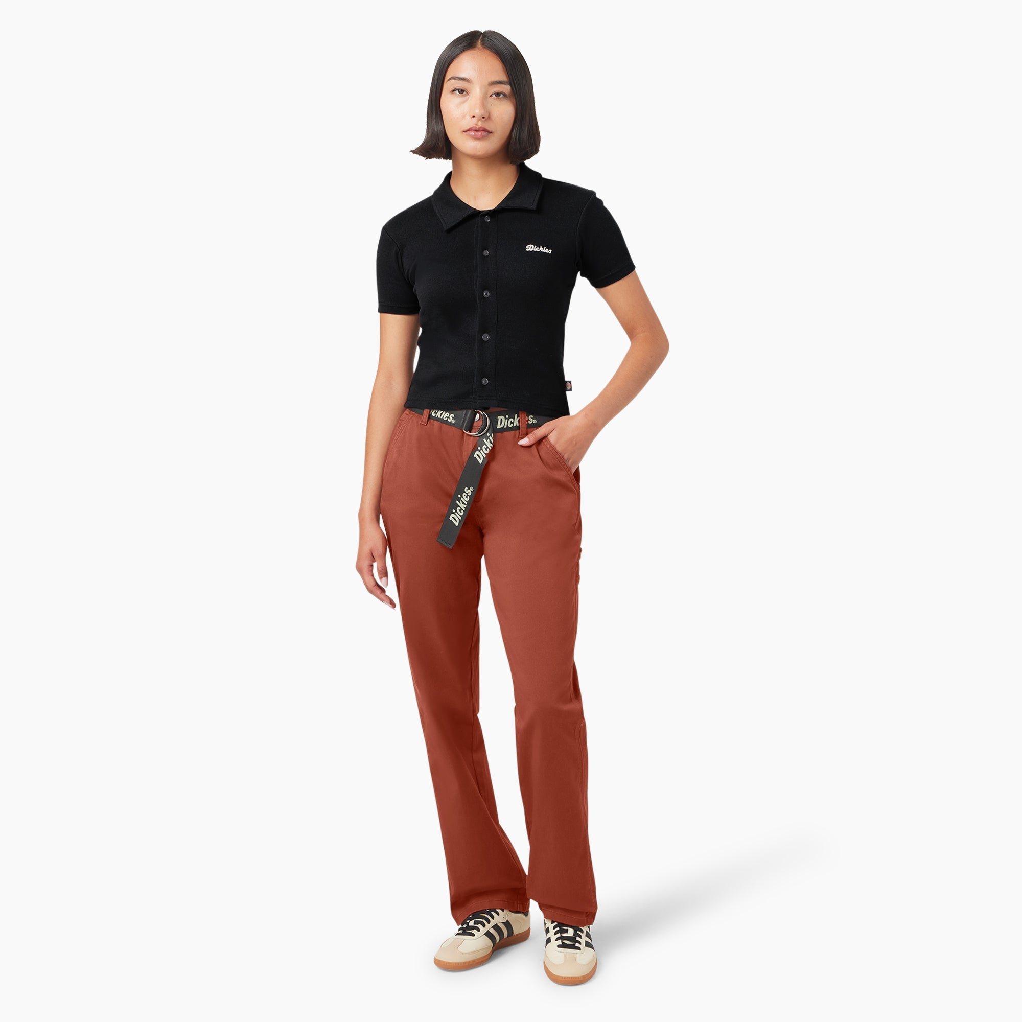Women’s Tallassee Button-Up Shirt-Sale|Dickies