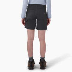Women’s Duck Carpenter Shorts, 7"-Women|Dickies