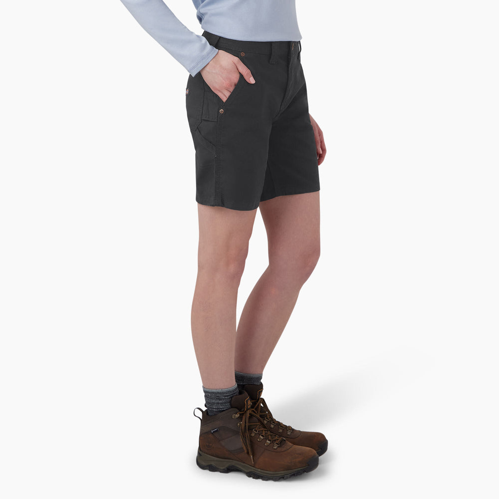 Women’s Duck Carpenter Shorts, 7"-Women|Dickies