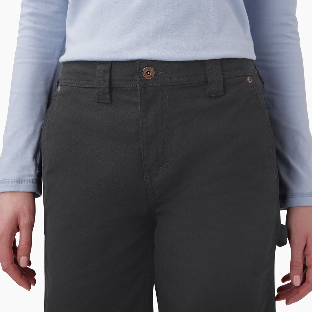 Women’s Duck Carpenter Shorts, 7"-Women|Dickies