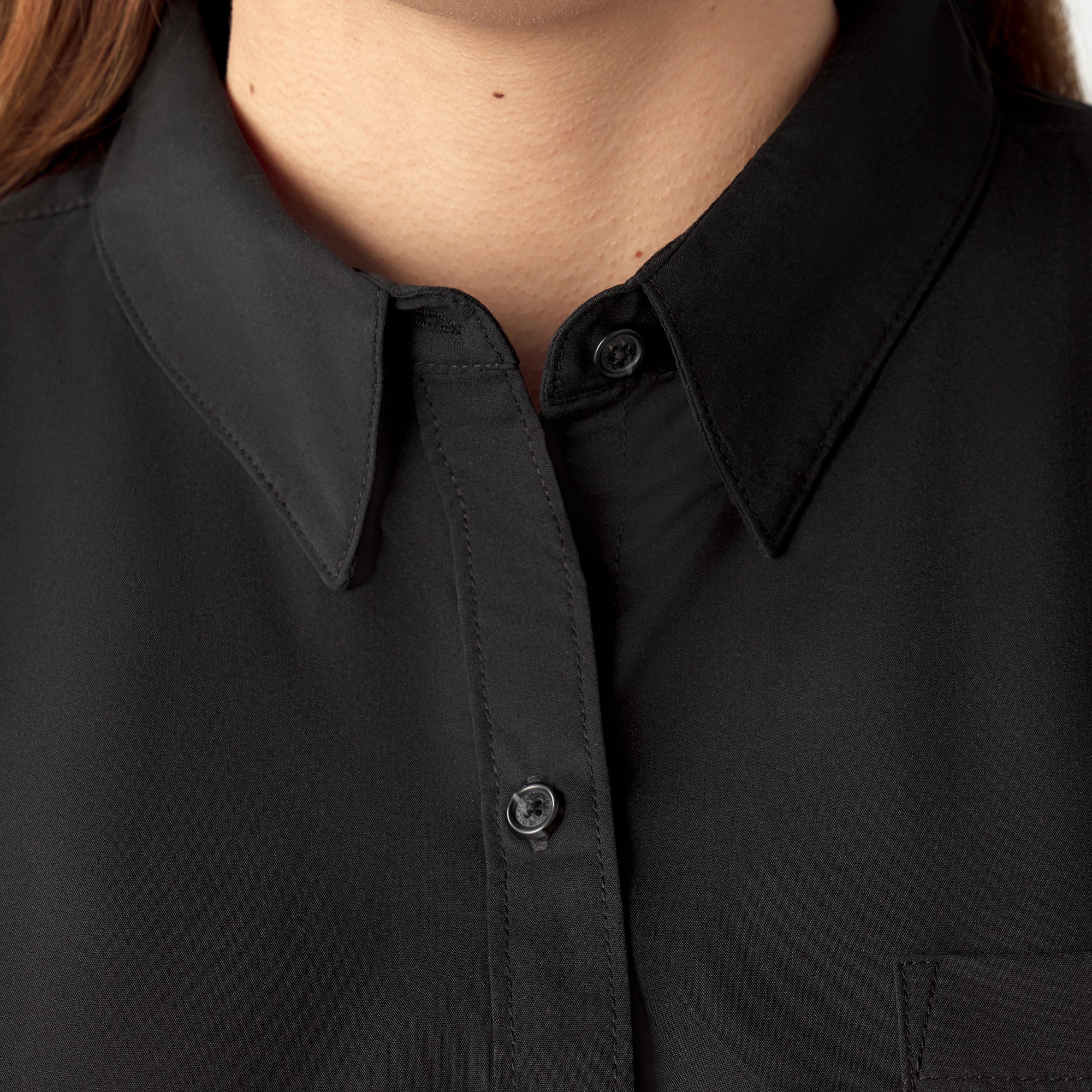 Women’s Plus Button-Up Shirt-Women|Dickies