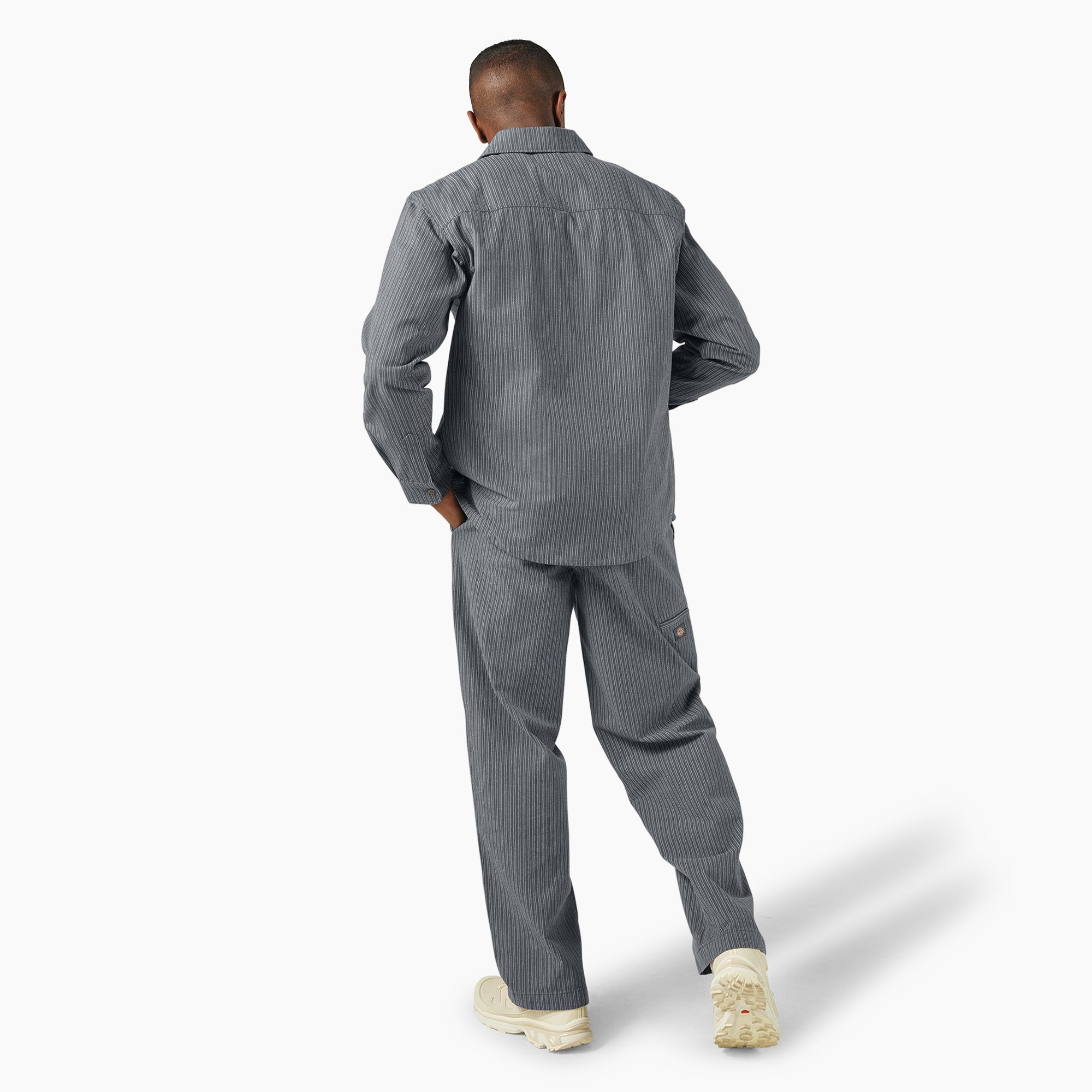 Lima Pinstripe Button-Up Shirt-Men|Sale|Dickies