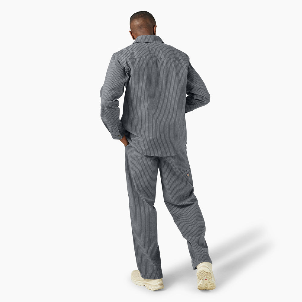 Lima Pinstripe Button-Up Shirt-Men|Sale|Dickies